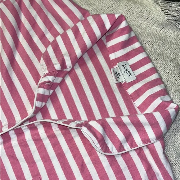 J. Crew Pink and White Striped Pajama Set. Size 2X - Picture 10 of 16